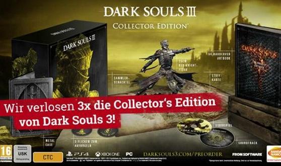 3 x Dark Souls 3 Collector's Edition gewinnen