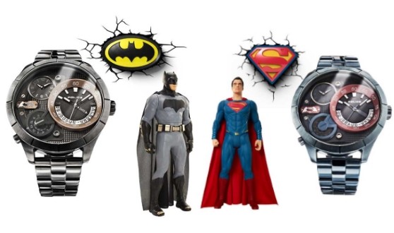 Batman und Superman Fansets inkl.Police Uhr im Wert von über CHF 480.- gewinnen