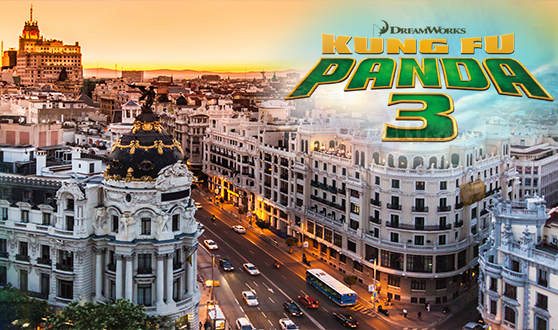 Familienreise nach Madrid oder Kung Fu Panda Überraschungspaket gewinnen