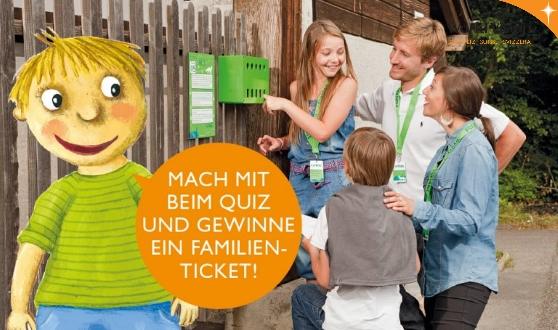Familientickets für Familytrail in Zürich, Bern und Basel gewinnen