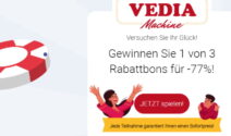 77% Rabatt-Gutschein bei Vedia gewinnen